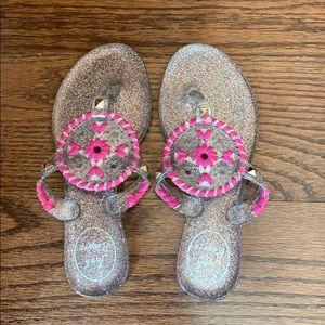 Girls size 13 jack rogers jellies